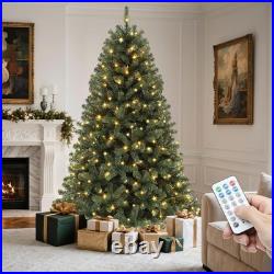 Home Decorators 7.5 ft Pre-Lit Grand Duchess Fir Christmas Tree