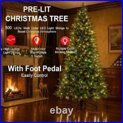 Home Decorators 7.5 ft Pre-Lit LED Grand Duchess Balsam Christmas Tree