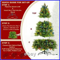 Home Decorators 7.5 ft Pre-Lit LED Grand Duchess Balsam Christmas Tree