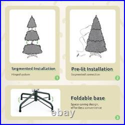 Home Decorators 7.5 ft Pre-Lit LED Grand Duchess Balsam Fir Christmas Tree