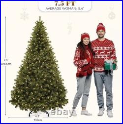 Home Decorators 7.5 ft Pre-Lit LED Grand Fir Christmas Tree