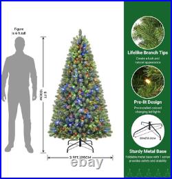 Home Decorators 7 Ft Pre-Lit LED Grand Duchess Balsam Fir Christmas Tree