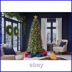 Home Decorators Collection7.5 ft. Pre-Lit LED Grand Duchess Twinkling Fir Slim T Home Decorators Collection7.5 ft. Pre-Lit LED Grand Duchess Twinkling Fir Slim T