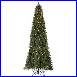 Home Heritage 12' Cascade Cashmere Christmas Tree with Changing Lights (Used)