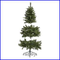 Home Heritage 5' Artificial Cascade Cashmere Christmas Tree with Lights (Open Box)