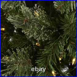 Home Heritage 5' Artificial Cascade Cashmere Christmas Tree with Lights (Open Box)