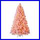 Home_Heritage_6_5_Foot_Pink_Flocked_Christmas_Tree_with_White_LED_Lights_Used_01_livf