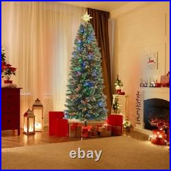 Honeywell 7 ft Cashmere Pre-Lit Artificial Christmas Tree Multi-Color Lights