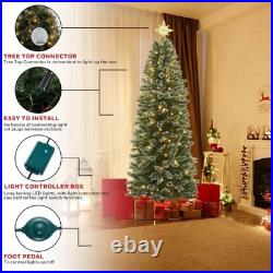 Honeywell 7 ft Cashmere Pre-Lit Artificial Christmas Tree Multi-Color Lights