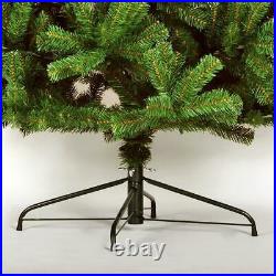 Hot 7.5ft Christmas Tree with 400 Pre-strung Led Lights Foldable Stand Holiday