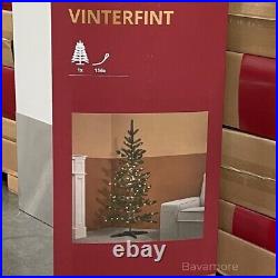 IKEA VINTERFINT, christmas tree green, in/outdoor/with LED Lights 63 NEW