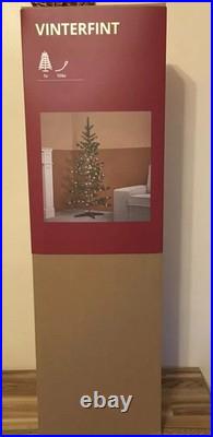 Ikea VINTERFINT Artificial Christmas Tree Build With 156 LED Lights 63 80534857