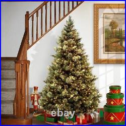 Isenhour Lighted Faux Pine Christmas Tree LED Light Glowing NOEL Decoration