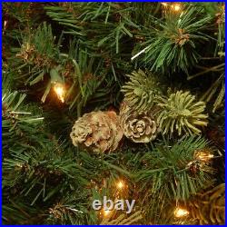 Isenhour Lighted Faux Pine Christmas Tree LED Light Glowing NOEL Decoration