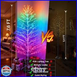 Joomer Christmas Tree with Light Outdoor, 7.6FT 540 LED Artificial