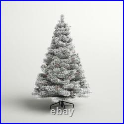 Katlot 7.5' Lighted Pine Christmas Tree, 7' 6'' H X 5' X 5' D, 42.0 lb