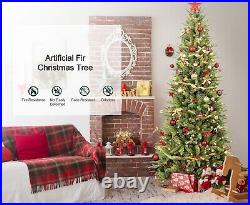LED Christmas Tree, Artificial Fir Tree with PE & PVC Mixed Branches, Foldable LED Christmas Tree, Artificial Fir Tree with PE & PVC Mixed Branches, Foldable