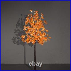 LED Lighted Maple Tree Dotted with 120 Warm White LED Lights
