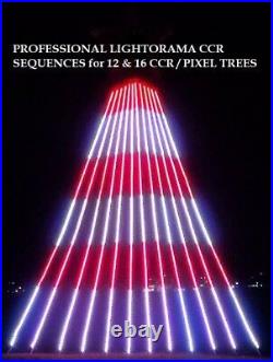 LIGHTORAMA CCR SEQUENCES for 12 or 16 CCR / PIXEL TREE Sequences. 5 for $100.00