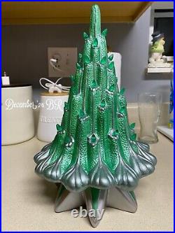 Lava Lighted Ceramic Christmas Tree, Saint Patrick Day, Packed And ready To Ship Lava Lighted Ceramic Christmas Tree, Saint Patrick Day, Packed And ready To Ship