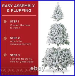 Led Lights / Front Lit / Snow Stream/Led 6 ft Artificial Christmas Tree Pin Tree