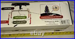 Light Up Christmas Car Tree attaches to automobile rooftop open box