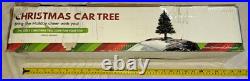 Light Up Christmas Car Tree attaches to automobile rooftop open box