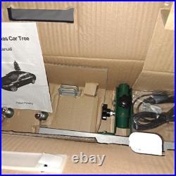 Light Up Christmas Car Tree attaches to automobile rooftop open box