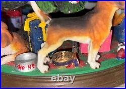 Lighted Beagle Dog Puppies Christmas Tree Sculpture Danbury Mint Rare Damaged Lighted Beagle Dog Puppies Christmas Tree Sculpture Danbury Mint Rare Damaged