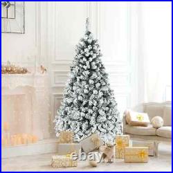 Lighted Faux Pine Christmas Tree