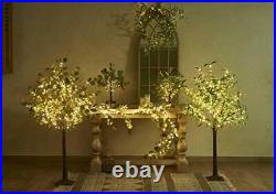 Lighted Olive Tree Plug-in 4FT 160 Warm White LED Artificial 4FT-Olive