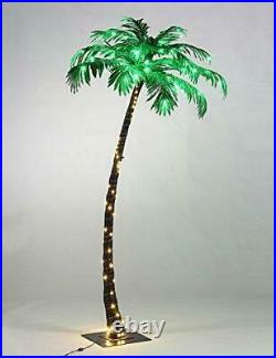 Lighted Palm Tree Christmas Lights Led Outdoor Indoor Lit Up Pre Artificial Xmas