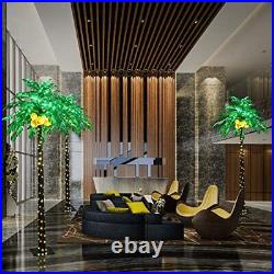 Lighted Palm Tree with Coconuts 9FT 368 LED Artificial Palm Tree Lights for