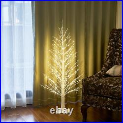 Lighted White Alpine Tree 4FT Christmas Tree 450 LED Warm White Lights Twig Tree Lighted White Alpine Tree 4FT Christmas Tree 450 LED Warm White Lights Twig Tree