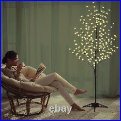 Lightshare 6.5FT 208 LED Cherry Blossom Tree Lighted Artificial Tree