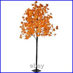 Lightshare Lighted Maple Tree 6FT 120 LED Artificial Fall Tree