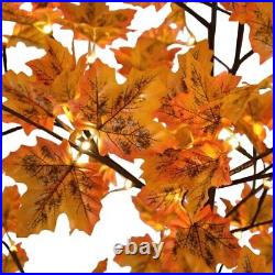 Lightshare Lighted Maple Tree 6FT 120 LED Artificial Fall Tree