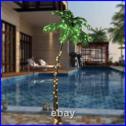 Lightshare Lighted Palm Tree Artificial Palm Tree Decor for Outdoor Fake Tree
