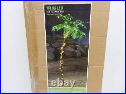 Lightshare Lighted Palm Tree Artificial Palm Tree Decor for Outdoor Fake Tree