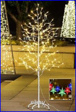 Lightshare Star Light Tree Snow Tree for Decoration Christmas Warm White