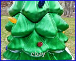 Lowes Holiday Living LED Lighted Christmas Tree Blow Mold 40 In Tall withBox