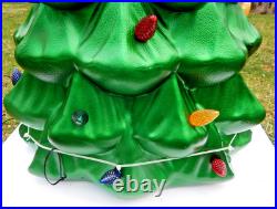Lowes Holiday Living LED Lighted Christmas Tree Blow Mold 40 In Tall withBox