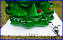 Lowes Holiday Living LED Lighted Christmas Tree Blow Mold 40 In Tall withBox