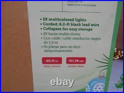 Lowes Holiday Living LED Lighted Christmas Tree Blow Mold 40 In Tall withBox