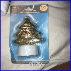 Luminessence Christmas/Holiday LED Metal Tree Lamp W 120 Hours Lighting-NEW