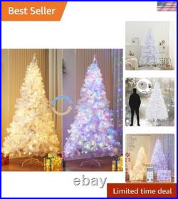 Luxurious 7.5 FT Christmas Tree with Multicolor Lights and Remote Control