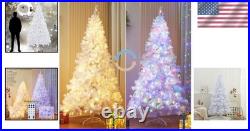 Luxurious 7.5 FT Christmas Tree with Multicolor Lights and Remote Control