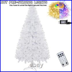 Luxurious 7.5 FT Christmas Tree with Multicolor Lights and Remote Control