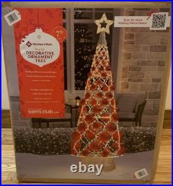 Member's Mark 7ft Pre-Lit Decorative Ornament Tree Christmas Indoor Outdoor New