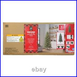 Member's Mark Pre-Lit 7 Ft Slim Linden Fir Christmas Tree, Color-Changing LEDs